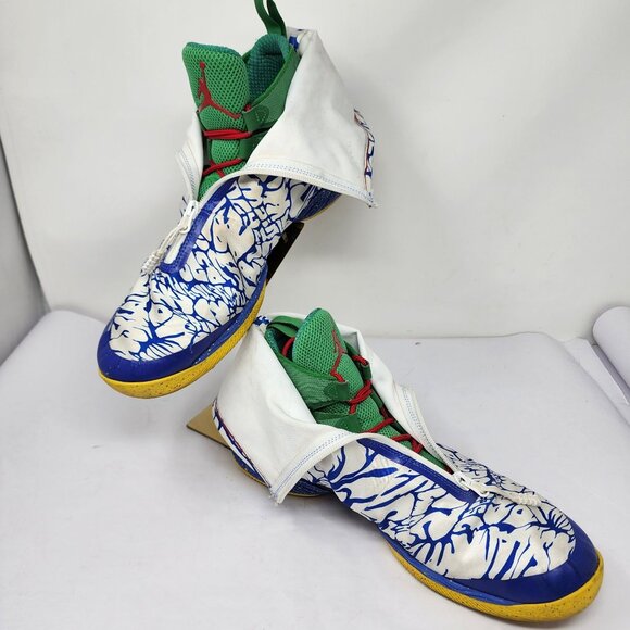 Air Jordan XX8 "Do The Right Thing" Mens Sneakers US 14 Blue White Green - Picture 10 of 15